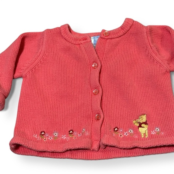 Disney Other - Vintage Disney Winnie the Pooh Knit Cardigan – Baby 6m